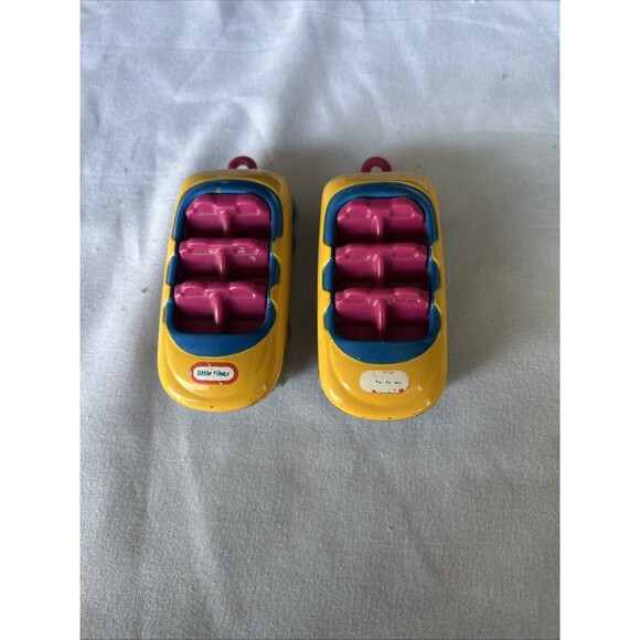 Little Tikes Rollar Coaster Passenger Cars Set Of 2- Heavily Played. Very Rare - Picture 1 of 5